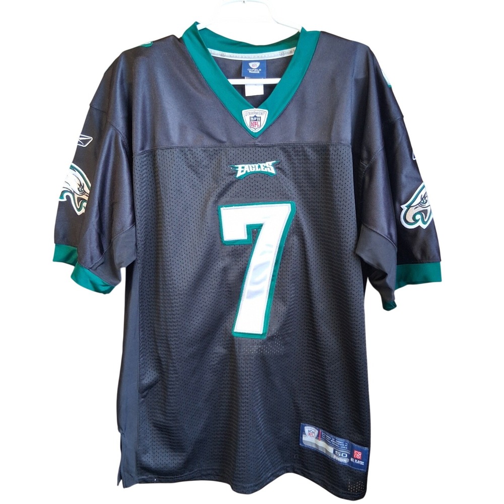 Reebok NFL Philadelphia Eagles‎ Michael Vick #7 Black Alternate Jersey Sz 50 EUC